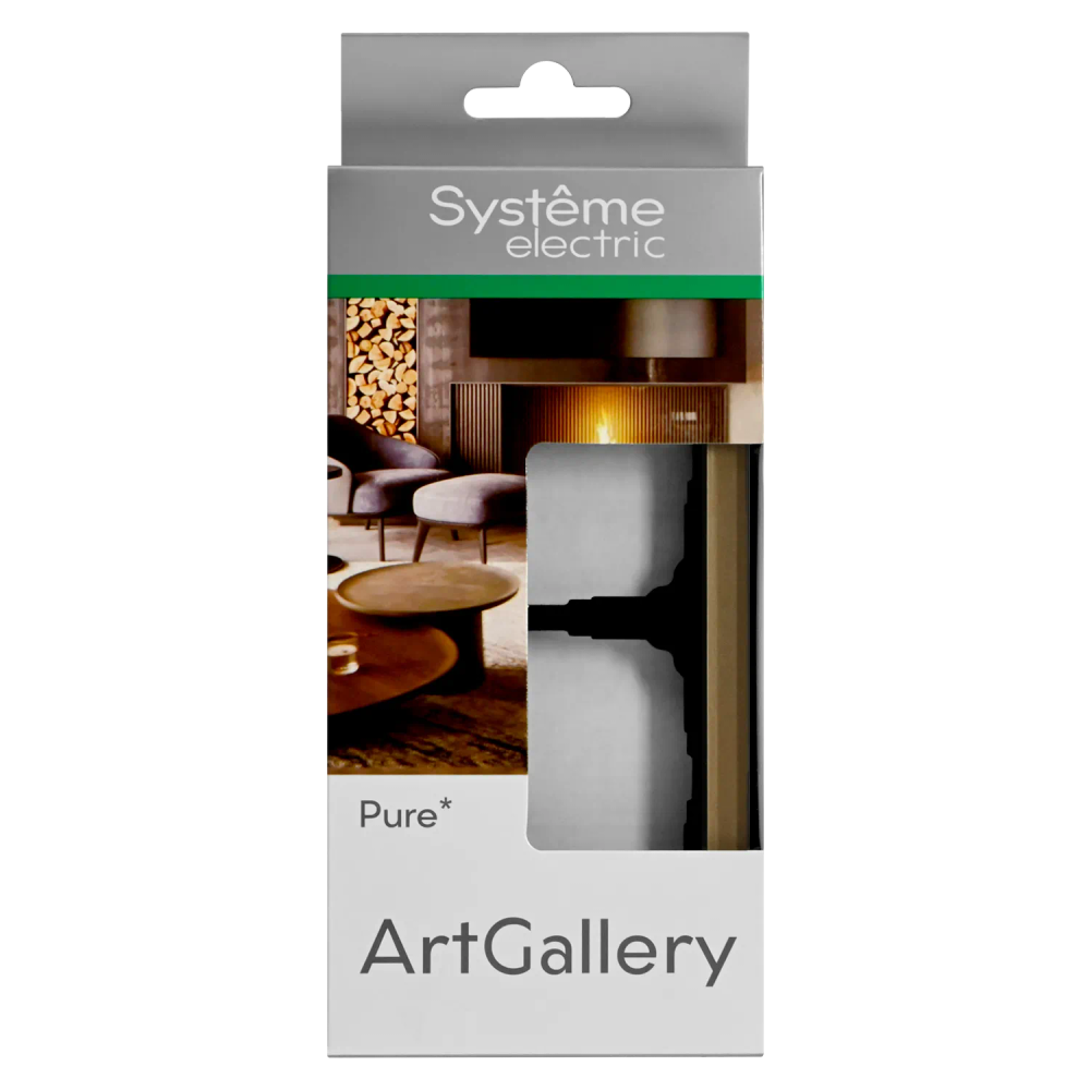 ARTGALLERY PURE 2-постовая РАМКА, ОРГАНИЧЕСКОЕ СТЕКЛО ШАМПАНЬ