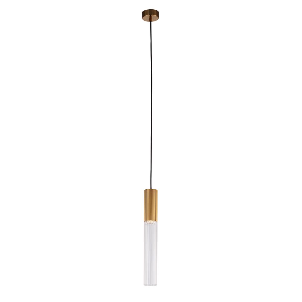 Подвесной светильник Flume 1A ant.brass