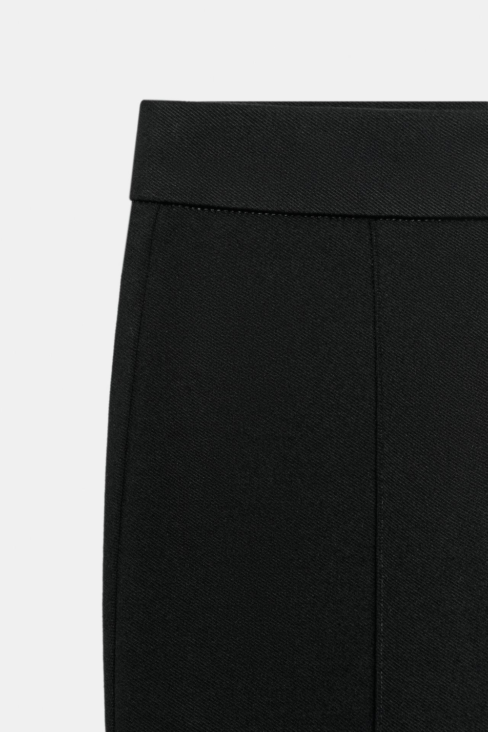 ZARA ЛЕГИНСЫ С ВЫСОКОЙ ПОСАДКОЙ И СТРЕЛКАМИ, ЧЕРНЫЙ