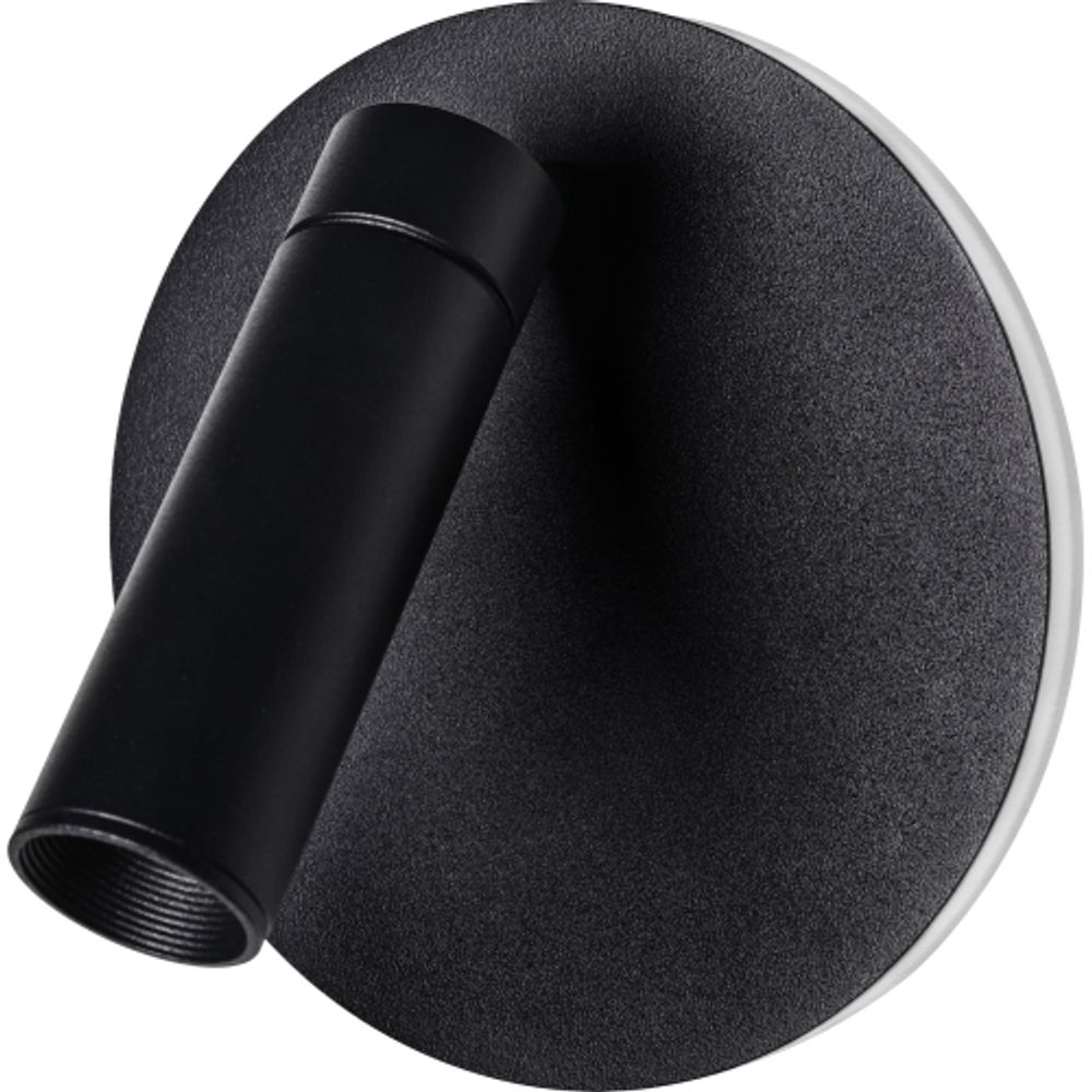 Светильник декоративный настенный светодиодный ЭРА EDGAR WL55 BK COB 5Вт / SMD 7Вт 4000К IP20 черный | Настенная подсветка