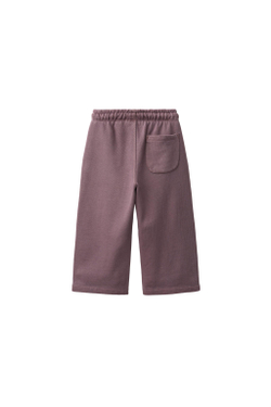 ZARA БРЮКИ-БАНАНЫ ИЗ ФУТЕРА, ТЕМНО-РОЗОВЫЙ