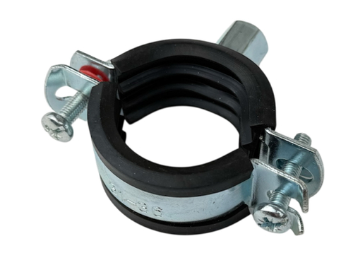 ТМС КС2 Хомут оцинкованный с epdm M8/10 25-28мм