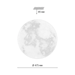 7726/EL PALE SN 115 Светильник пластик/мульти LED 70Вт 3000-6000К D475 IP43 пульт ДУ SUN