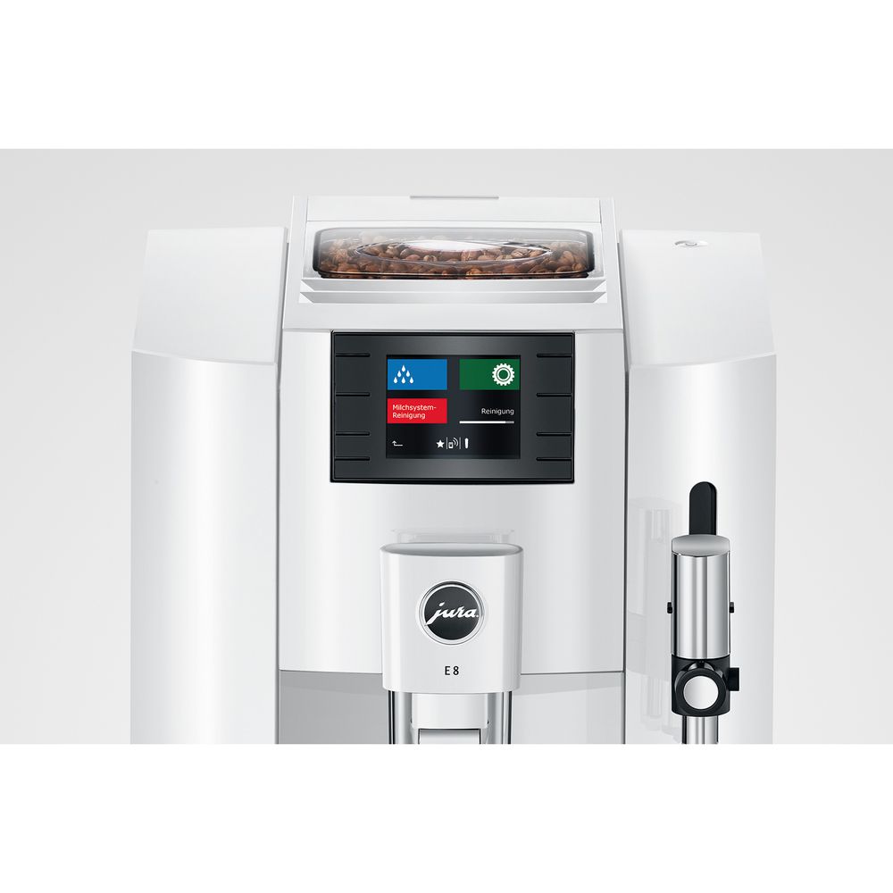 Кофемашина Jura E8 Piano White EB (15353) - 7