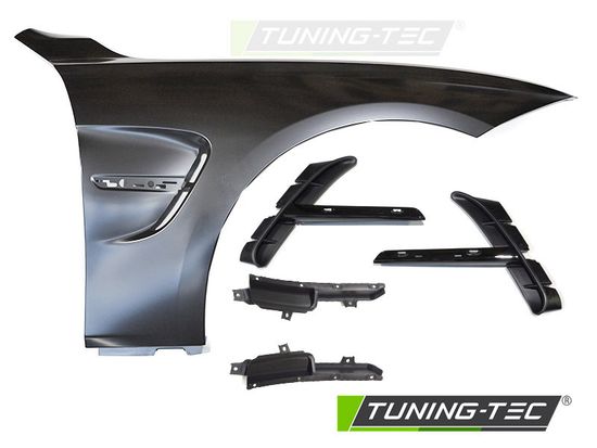 FENDERS SPORT STYLE WITH SIDE VENT BLACK fits BMW F32 F33 F36 13-19