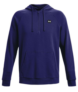 Мужская теннисная кофта Under Armour Men's UA Rival Fleece 1 Zip Hoodie - небесный