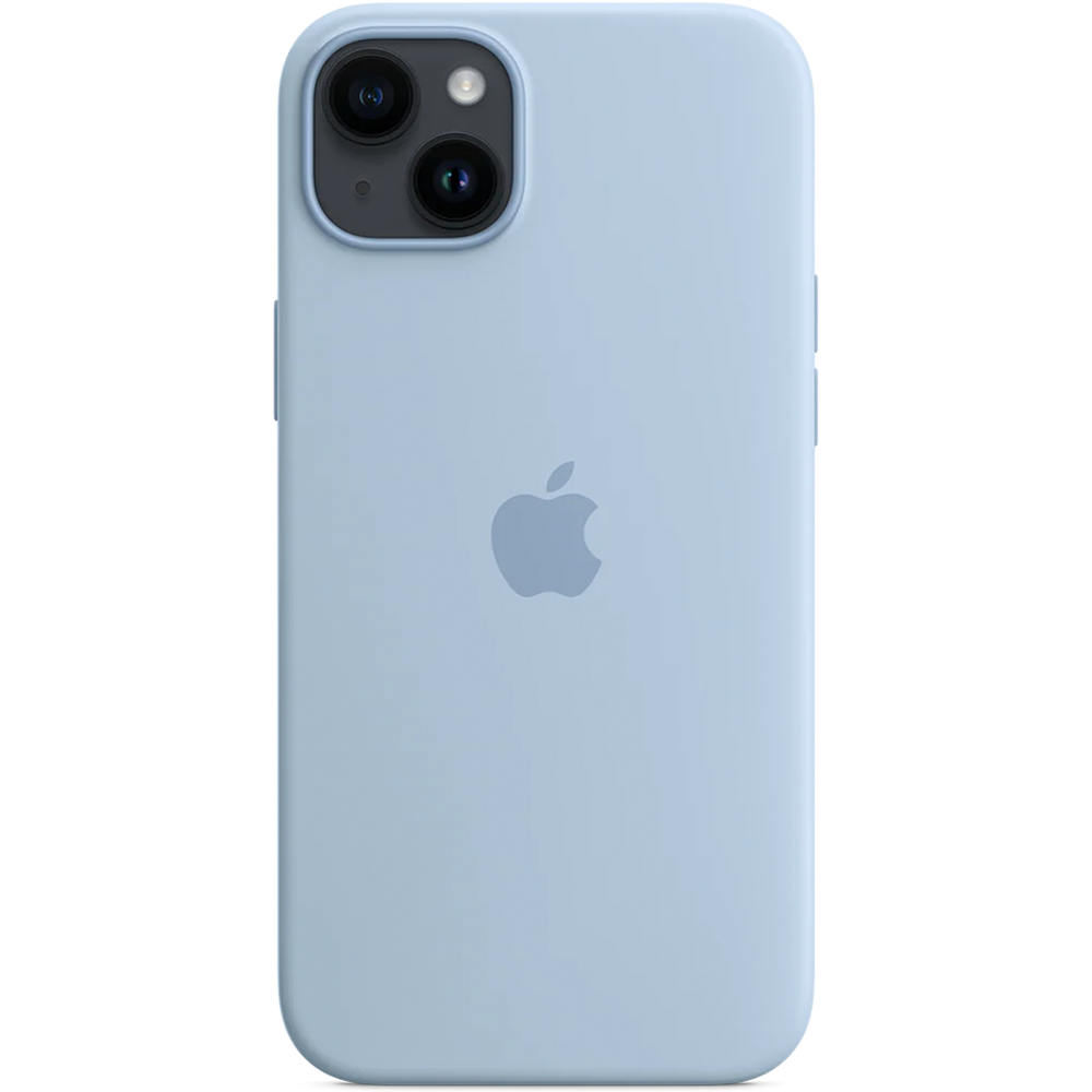 Силиконовый чехол с поддержкой MagSafe Apple Silicone Case для iPhone 14 Plus, Sky (Чистое небо)