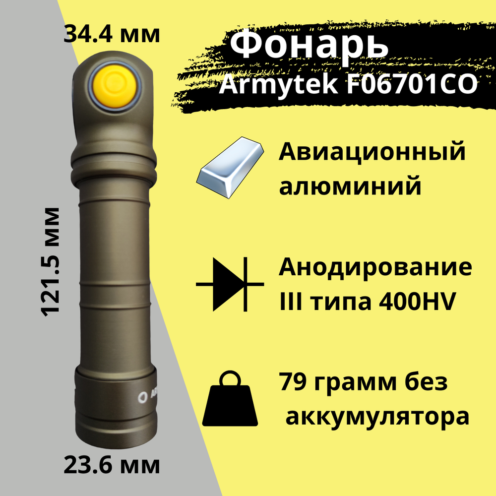 Мультифонарь налобный Armytek Wizard C2 Pro Max Magnet USB