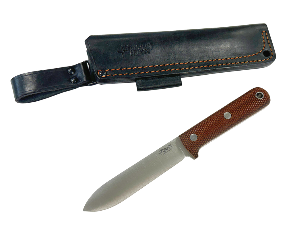 Нож Южный крест Кефарт, сталь Elmax ,конв., микарта койот насечка,  244.2050К
