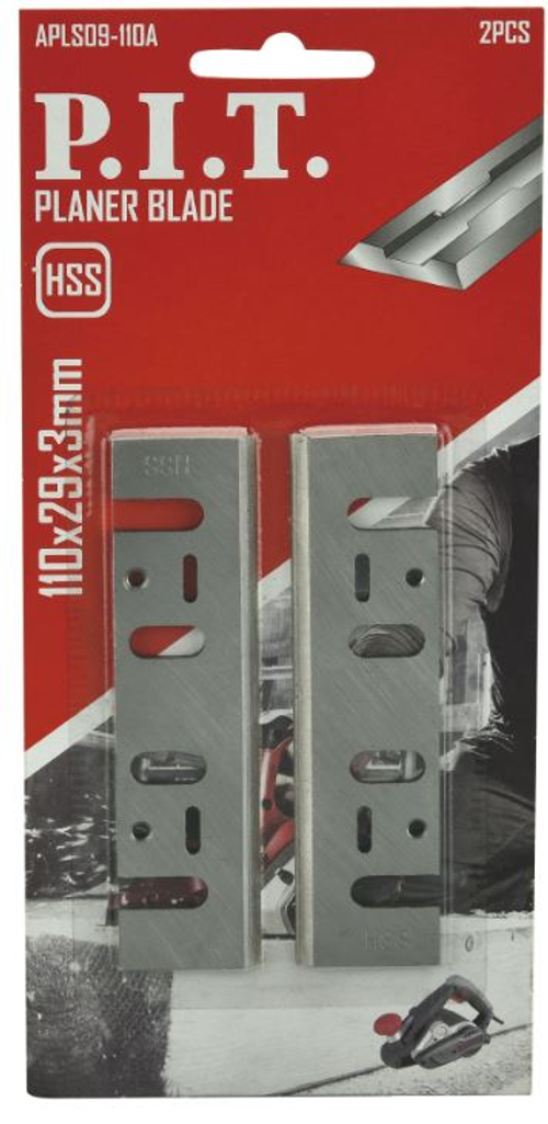 Ножи для рубанка  110x29х3,0 мм, 2 шт, HSS (APLS09-110A) P.I.T.