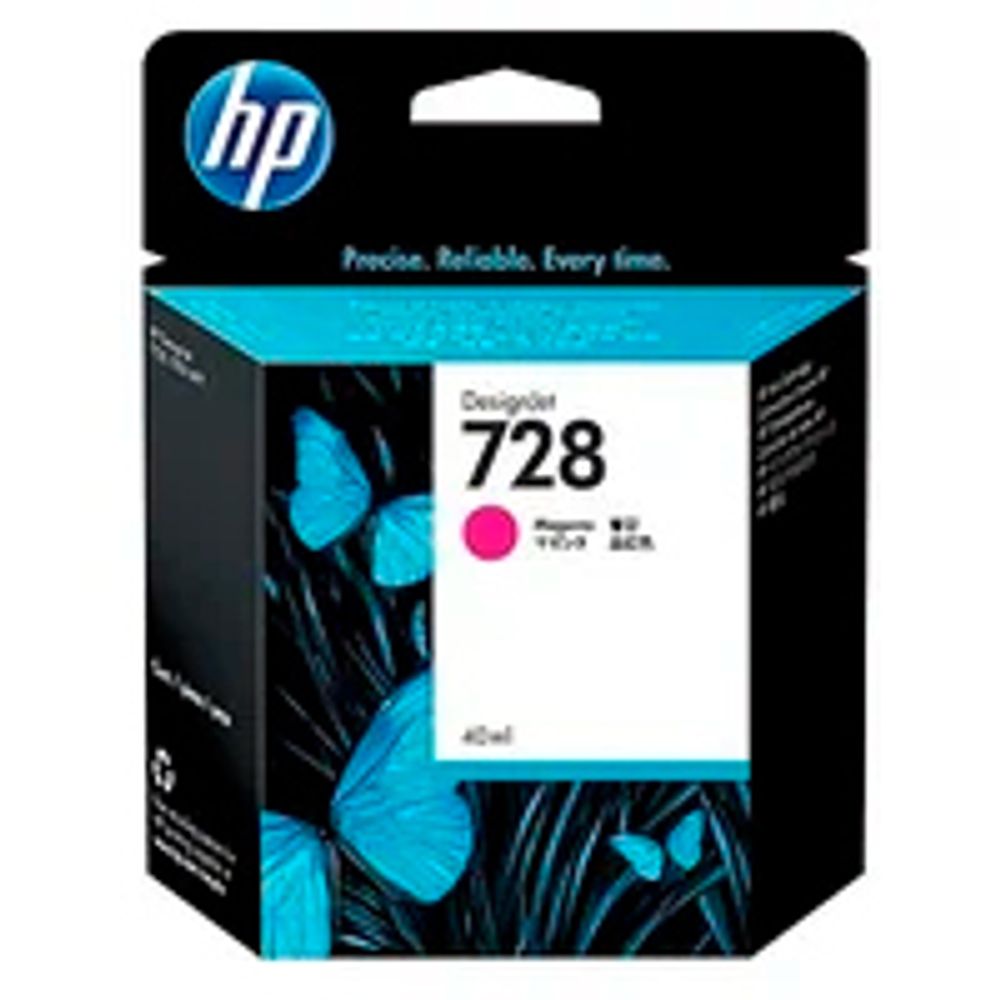 Картридж HP 728 (F9J62A) для Designjet T830/T730 пурпурный (40 мл)