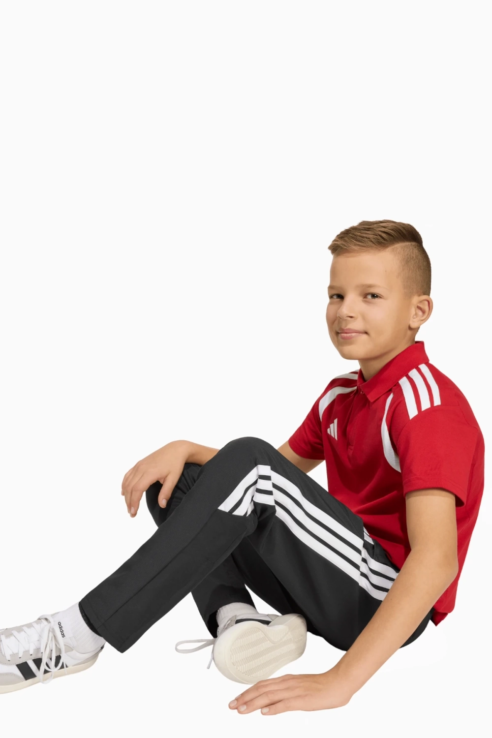 Футболка adidas Tiro 26 League Polo Junior - красный