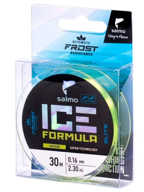 Леска Elite ICE FORMULA Fluo Yellow 30 метров