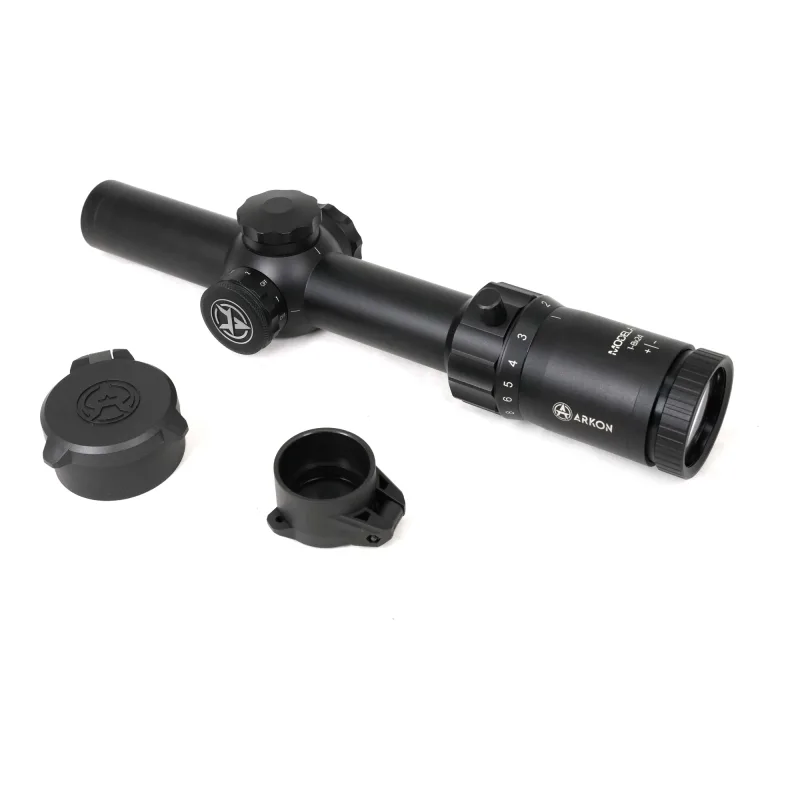 Оптический прицел ARKON Model A 1-8x24 / Аркон Модель А 1 8 на 24 - с защитными крышками