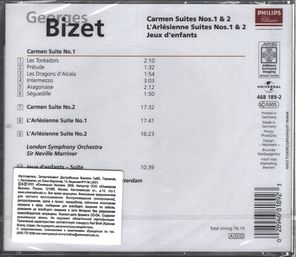 Bernard Haitink, Sir Neville Marriner, The London Symphony Orchestra, Royal Concertgebouw Orchestra Amsterdam / Georges Bizet: Carmen Suites, L'Arlesienne Suites, Jeux d'enfants (CD)
