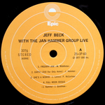 Jeff Beck With The Jan Hammer Group / Live (LP)