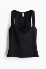 Короткий топ с квадратным вырезом - H&M