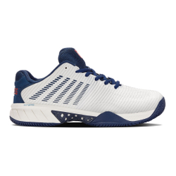 Мужские теннисные кроссовки K-Swiss Hypercourt Express 2 Clay Court Shoe Men - White, Dark Blue