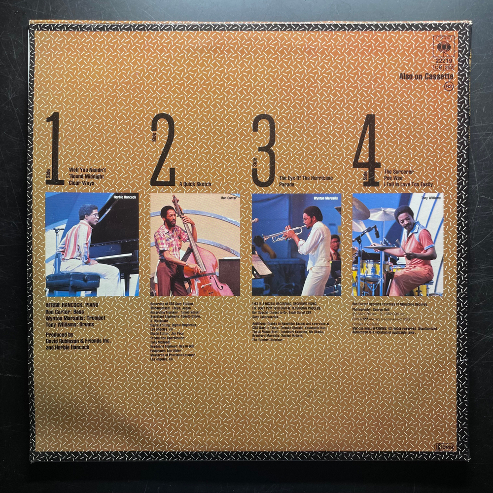 Herbie Hancock ‎– Quartet 2LP (Голландия 1982г.)