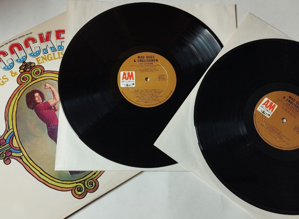 Винтажная виниловая пластинка LP Joe Cocker Mad Dogs and Englishmen (USA 1970)