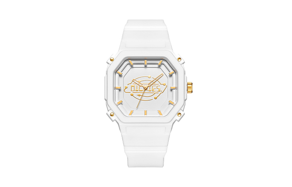 Dickies Wrist Watch Quartz Movement Plastic Strap 43mm White Dial Unisex