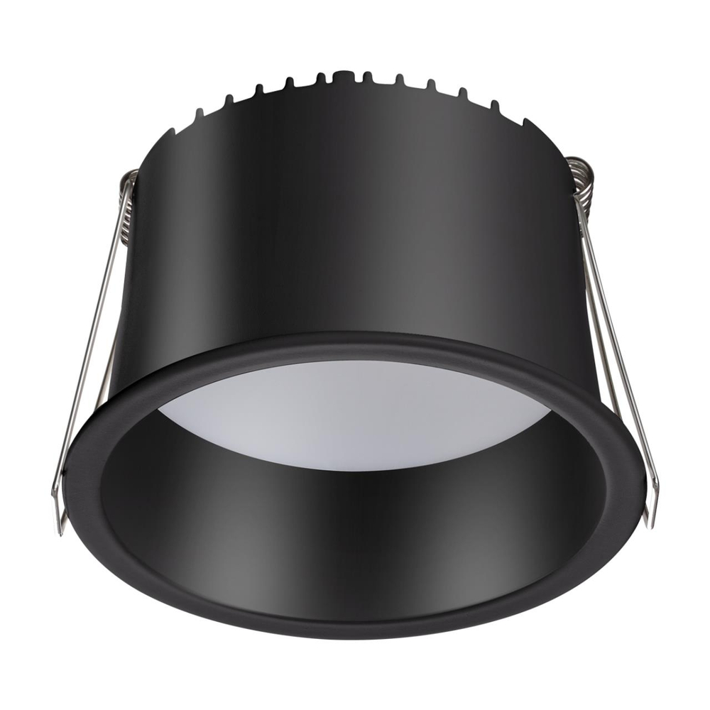 358902 SPOT NT22 536 черный Светильник встраиваемый светодиодный IP20 LED 4000К 12W 220V TRAN