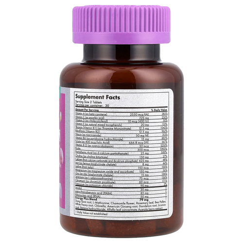 Futurebiotics, Advanced Women's Formula, мультивитамины Energy Plus, 60 таблеток