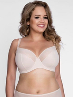 Однотонный бюстгальтер на косточках с мягкой чашкой plus size (Размер: 95F) (Цвет: черный)