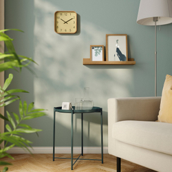 IKEA SKOGSSVALA  (ИКЕА СКОГССВАЛА)  -  Настенные часы - шпон дуба 24х24 см