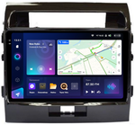 Магнитола для Toyota Land Cruiser 200 2007-2015 (экран климата внизу) - Teyes CC3-2K QLed Android 10, Быстрая, SIM-слот, CarPlay