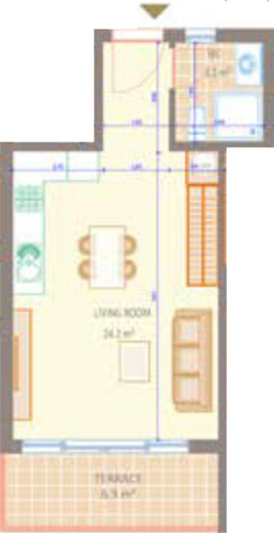 ЖК "THALASSA BEACH RESORT" Ceверный Кипр, Бафра. 1-я линия Средиземного моря, песчаный берег. Международный гарантированный титул недвижимости с землей. Управление по типу гостиницы 5 звезд