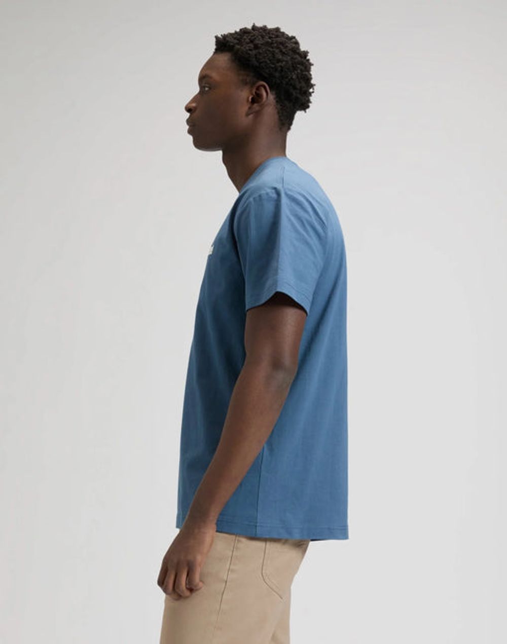 Футболка мужская LEE SS SMALL LOGO TEE ACADEMY BLUE