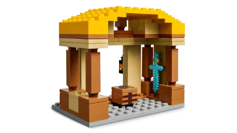 Конструктор LEGO Minecraft 21273 Нападение на деревню на призрачном воздушном шаре