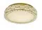 Люстра потолочная светодиодная NewRgy 6065E/108W GOLD+CLEAR, 108 Вт, золотая и прозрачная