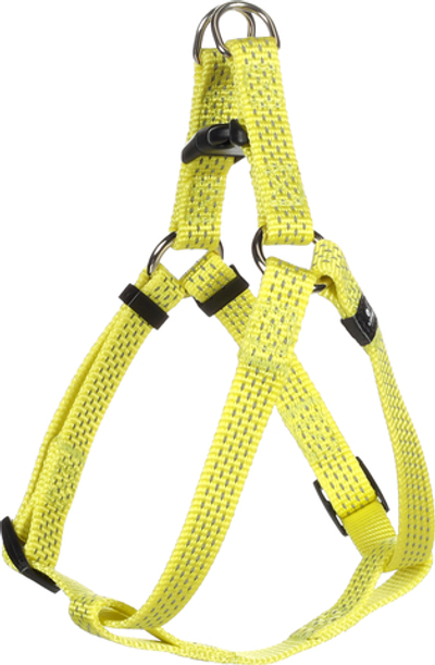 Шлейка STEP& GO LEN, M 35-60 см/ 20 мм, жёлтый, Flamingo