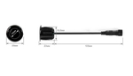 Датчик парктроника ParkMaster FJ, 18,8мм, Black (черный) 1шт