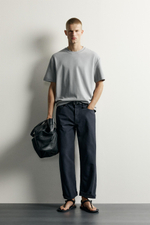 ФУТБОЛКА RELAXED FIT INTERLOCK /04 — ZARA
