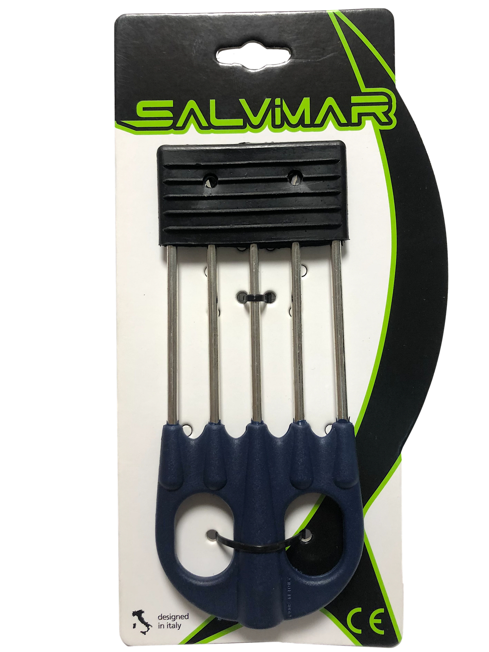 Наконечник Пятизубец Salvimar AA015 с фиксатором и с чехлом (оцинкованная сталь)