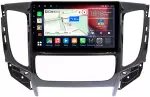 Магнитола для Mitsubishi L200 2015-2019 (климат), Pajero Sport 3 2016-2023 (МКПП), FIAT Fullback - Canbox 9-637 Qled, Android 10, Быстрая, SIM-слот