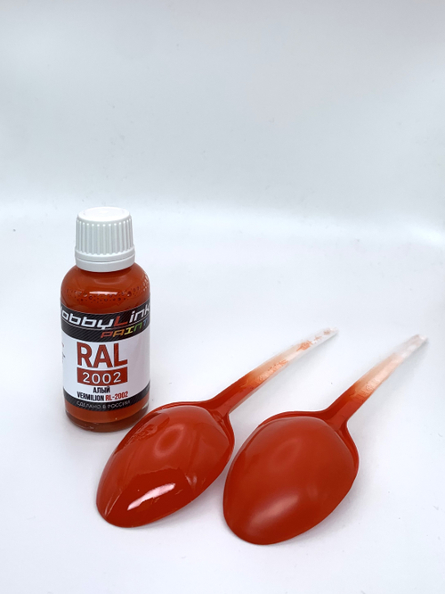 Краска лаковая HobbyLink RAL-2002 Алый RL-2002