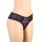 Трусики Sexy Floral, синие, M-L