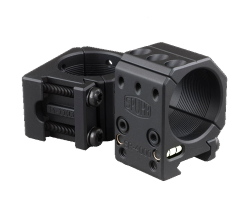 Тактические кольца SPUHR D34mm для установки на Picatinny, H25,4мм,без наклона (SR-4000)