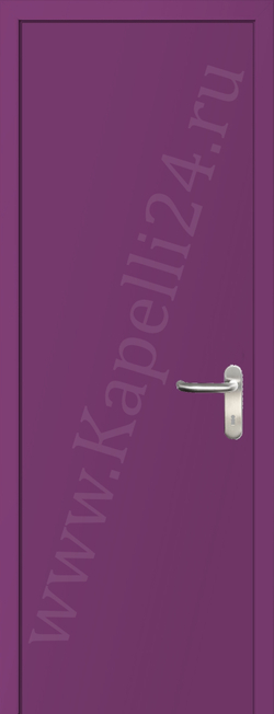 Дверь влагостойкая пластиковая KAPELLI multicolor ДГ RAL 4008 Сигнальный фиолетовый + коробка