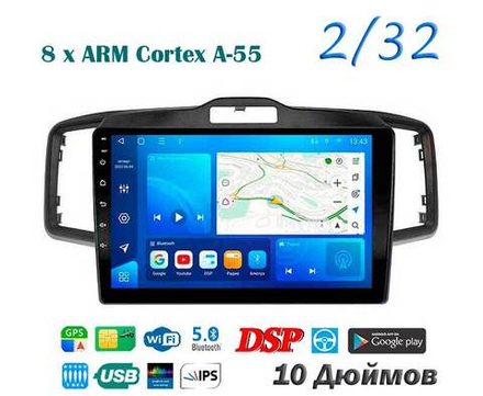 Topway TS18 2+32GB 8 ядер для Honda Freed 2008-2015
