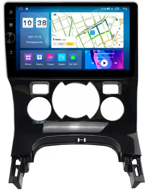 Магнитола для Peugeot 3008 2010-2017 (климат) - Parafar PF082LHDAV на Android 12, Быстрая, CarPlay, 4G SIM-слот