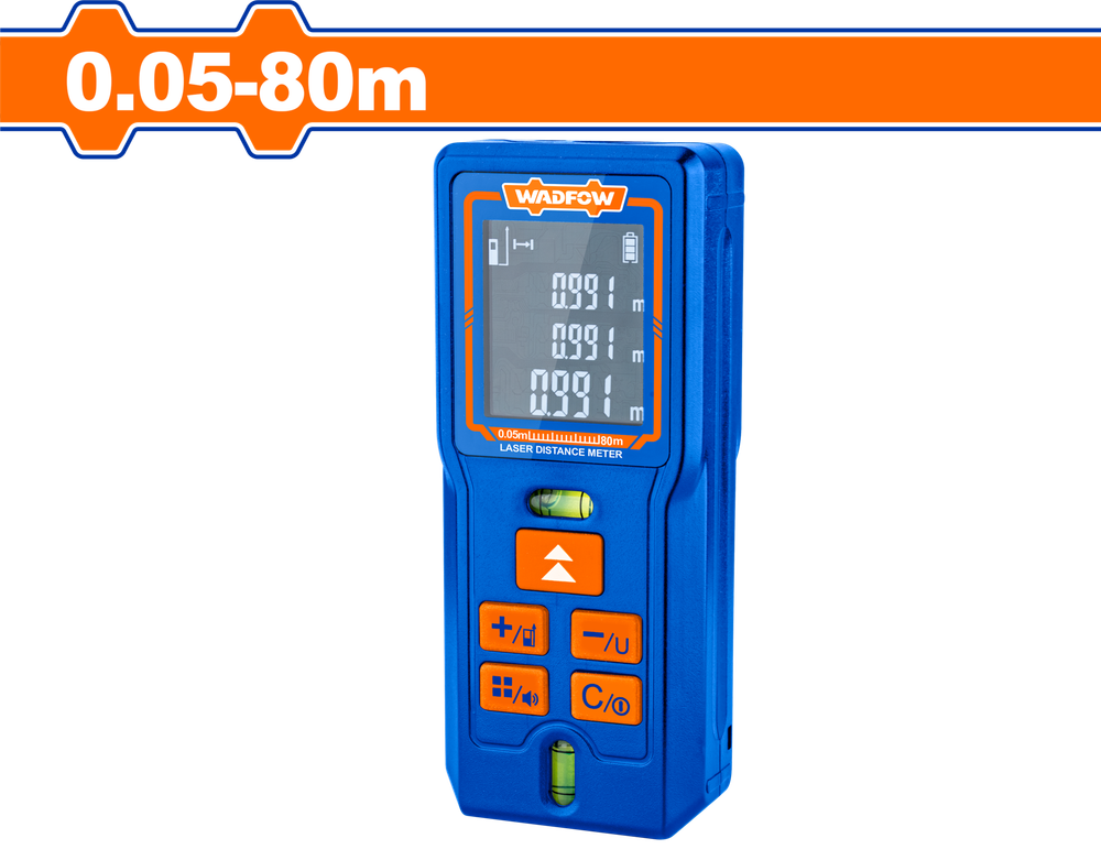 Дальномер лазерный WADFOW WDL1508 0.05-80 м