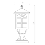 Светильник наземный LORNE E27 1х60W
