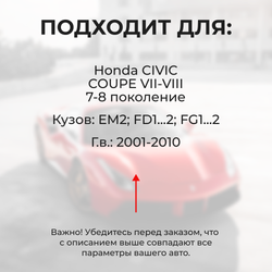 Ремкомплект ограничителей дверей Honda CIVIC COUPE (VII-VIII) EM2; FD1...2; FG1...2 (2 двери, тип 3) 2001-2010