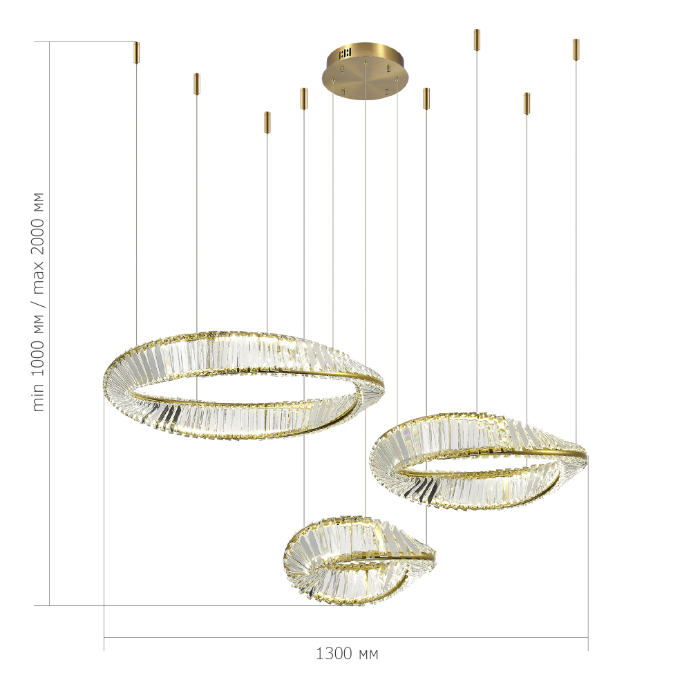 Светильник подвесной RITORTO LED 97W 4000K