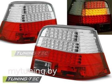 Задние фонари VW Golf 4 red white led